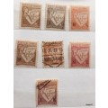 Portuguese Mozambique - 1933-38 - Lusiad issue - 5 Unused and 2 Used (all Hinged) stamps