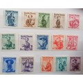 Austria - 1948-1958 - Regional Costumes Definitives - 15 Unused  stamps
