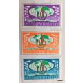 Samoa - 1968 - Human Rights - Set of 3 Unused stamps