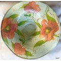 Decopage Art Glass Bowl