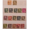 Denmark  - 1950 - Frederick IX - 17 Used stamps