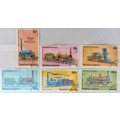Togo - 1979 - Trains - Set of 6 Cancelled Hinged stamps