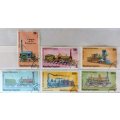 Togo - 1979 - Trains - Set of 6 Cancelled Hinged stamps