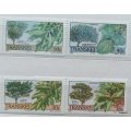 Transkei - 1989 - Indigenous Trees - Set of 4 Mint stamps