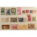 Brazil - Mixed Lot of 17 Used (some Hinged) stamps