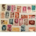 Brazil - Mixed Lot of 24 Used (some Hinged) stamps