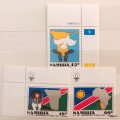 Namibia - 1990 - Independence - Set of 3 Unused stamps
