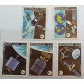 Nicaragua - 1981 - Space exploration - 5 Cancelled stamps