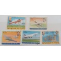 Chad - 1978 - Aviation History - Set of 5 cancelled stamps