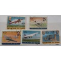 Chad - 1978 - Aviation History - Set of 5 cancelled stamps