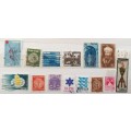 Israel - Mixed Lot of 14 Used stamps