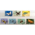 Romania - 1964 - Insects - 7 Cancelled stamps
