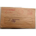 Rutherford Limited Franked 1d Env - 1953 - Cape Town - with Advertising Label Hoffmann Bearings