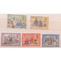 GB - 1979 - Christmas  - Set of 5 Used stamps