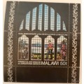 Malawi - 1973 - Stained Glass Window Livingstone Mission - Mini Sheet (Unused)