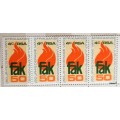 RSA - 1979 - 50 Yr Federasie van Afrikaanse Kultuur - Block of 4 Unused stamps