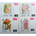 Transkei - 1990 - Indigenous Flora - Set of 4 Mint stamps