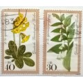 Germany - Berlin - 1978 - Charity Stamps - Flowers (series 4) - 2 Used stamps