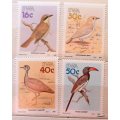 SWA - 1988 - Birds - Set of 4 Mint stamps