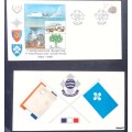 RSA - 1989 - 11 Field Postal Unit (Citizen Force) - 25 Year commemorate cover (SAFAIR Logo on Back)