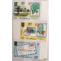 Tuvalu - 1980 - International Stamp Exh London - 3 Specimen stamps