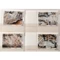 Transkei - 1990 - Fossils - Set of 4 Mint stamps