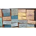 London Transport -  Approx 150 Used Tickets (Some dated 1980`s)