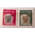 Rhodesia - 1970 - Decimal - Revenue - 2 Used stamps