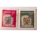 Rhodesia - 1970 - Decimal - Revenue - 2 Used stamps