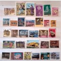 Zambia - Mixed Lot of 30 Used (some Hinged) stamps