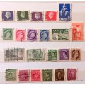 Canada - Mixed Lot of 22 Used (some Hinged) stamps