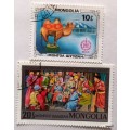 Mongolia - 1973 Opera and 1981 Camels - 3 Used stamps