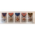 RSA - 1990 - The National Orders Medals - Strip of 5 Unused stamps