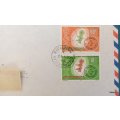 St Vincent Philatelic Services Envelope - Posted to England - 1980 - 2 Stamps