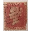 GB - Victoria - 1d - 1 Used stamp