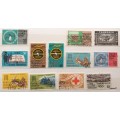 Kenya Uganga Tanganyika/Tanzania - Mixed Lot of 12 Used stamps