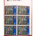 GB - 1971 - Christmas - 3p - Block of 6 Unused stamps