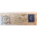 Cancellation - Celebrating Victory Europe May 1945 - date stamp Woolwich 21 May 1945