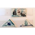 Monaco - 1953 Ships (2) Postage Due and 1955 Jules Verne (1) - All Unused Hinged stamps