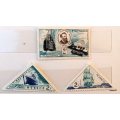 Monaco - 1953 Ships (2) Postage Due and 1955 Jules Verne (1) - All Unused Hinged stamps