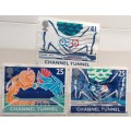 GB - 1994 - Channel Tunnel - 3 Used stamps
