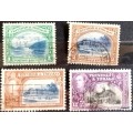 Trinidad and Tobago - 1935 Pictorials (2), 1938 George VI (2) - 4 Used Hinged stamps