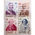 Spain - 1978 - Rulers of Spain - 4 Used Hinged stamps