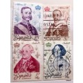 Spain - 1978 - Rulers of Spain - 4 Used Hinged stamps