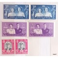 Union of South Africa -1947 - Royal Visit - Set of 3 Horizontal Mint Pairs
