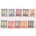 Southern Rhodesia - 1937 - George VI Definitive - 10 Mint stamps