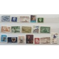 Canada - Mixed Lot of 17 Used stamps