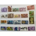GB - Mixed Lot of 20 Used stamps