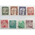 Germany - Mixed Lot of 8 Used stamps