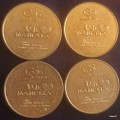 Nelson Mandela - Scoin We Love Mandela Medallion - Lot of 4 Medallions